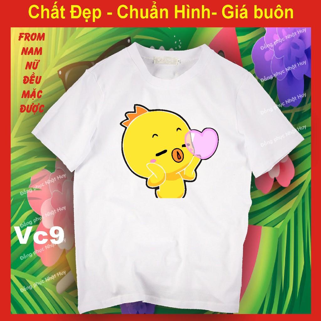 Áo thun vịt tik tok 8, biểu cảm,phông bao đổi trả