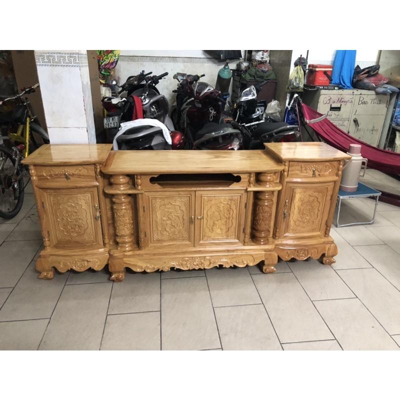 Kệ TiVi Gõ Đỏ Dài 2M