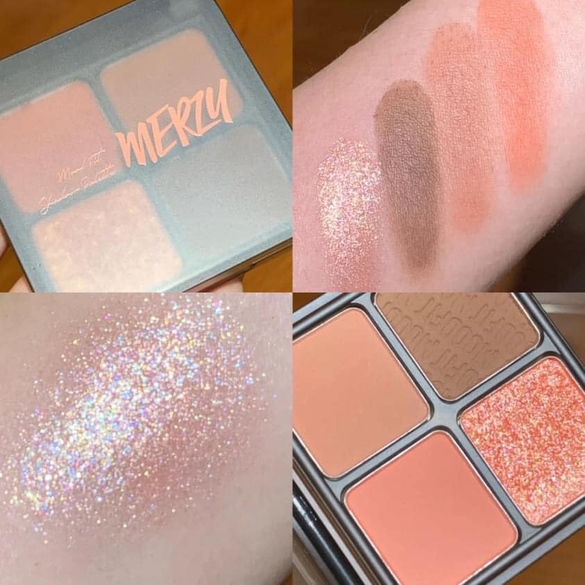 Bảng Phấn Mắt 4 Ô Merzy Mood Fit Shadow Palette 8g