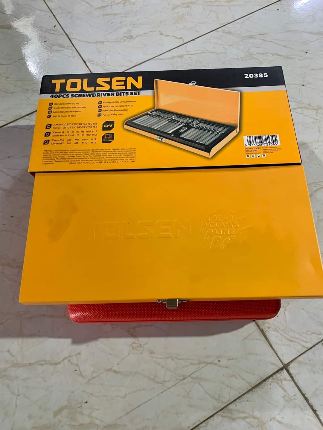 Bộ 40 đầu vít Tolsen 20385