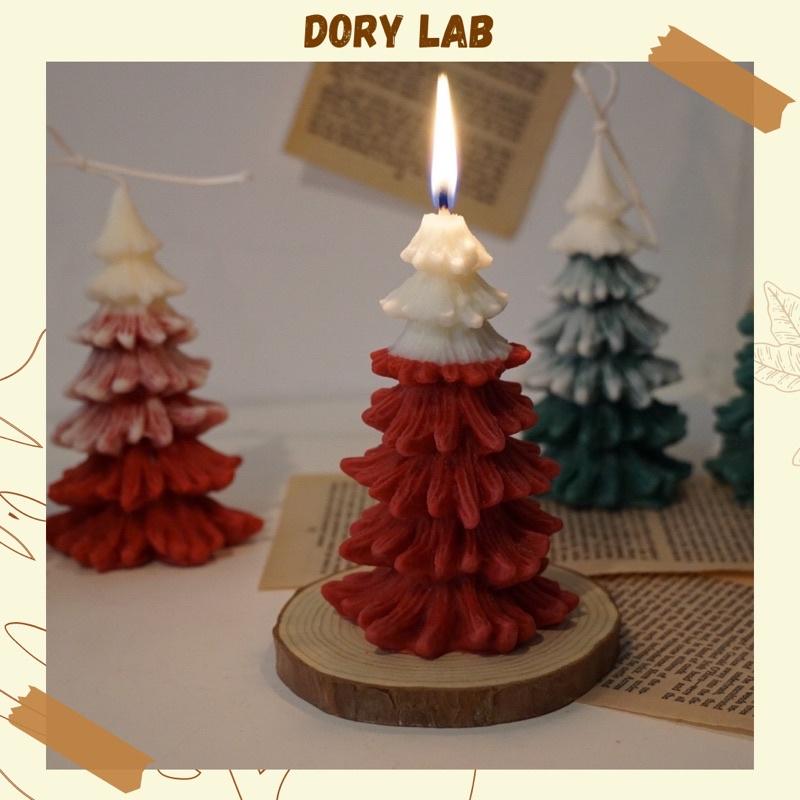 Nến Thơm Hình Cây Thông Giáng Sinh Không Khói, Phụ Kiện Decor Chụp Ảnh - Dory Lab