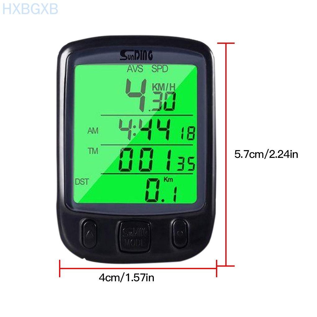 Bike Speedometer Odometer LCD Display Digital Cycling Computer Auto Power Off with Backlit