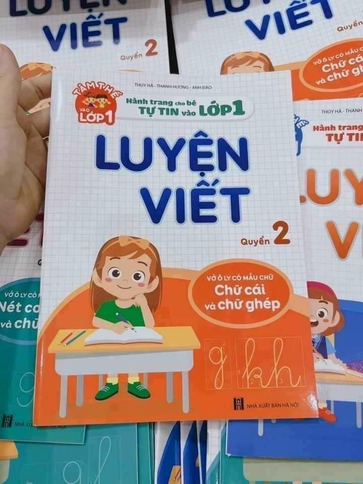 Set 3 cuốn luyện viết cho bé vào lớp 1