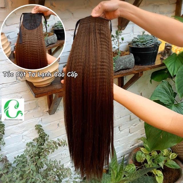 Tóc Cột Thẳng Bấm Chân