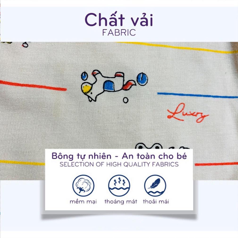 Quần Đùi Chục LYBABY Chất Cotton Cho Bé Gái Bé Trai Quần Chục Đùi Họa Tiết QC08