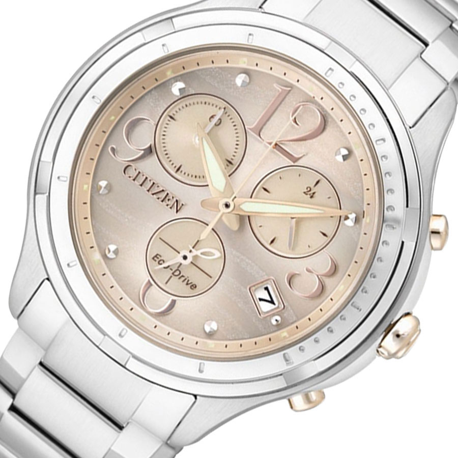 Đồng Hồ Nữ Citizen Dây Thép Không Gỉ FB1371-58P - Mặt Vàng