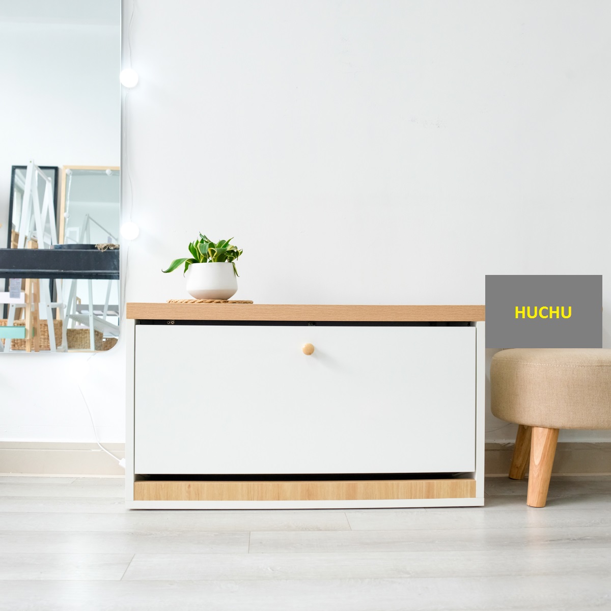 TỦ GIÀY THÔNG MINH 1S GỖ MDF HUCHU
