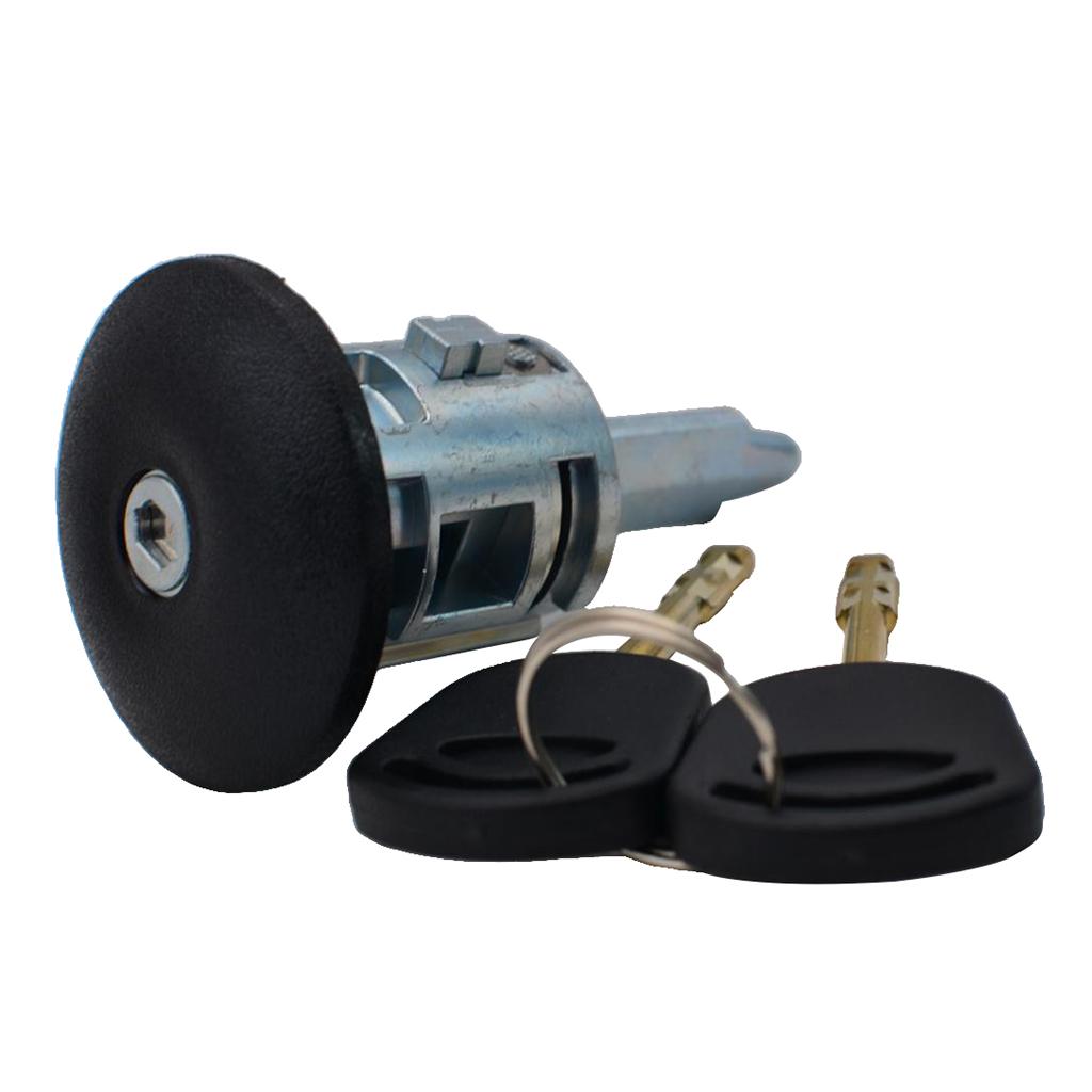 Khóa cửa phía trước ô tô chốt bên tài xế 2 chìa khóa cho Ford Transit MK6 MK7 Car Front Door Lock Driver Side Latch 4060638