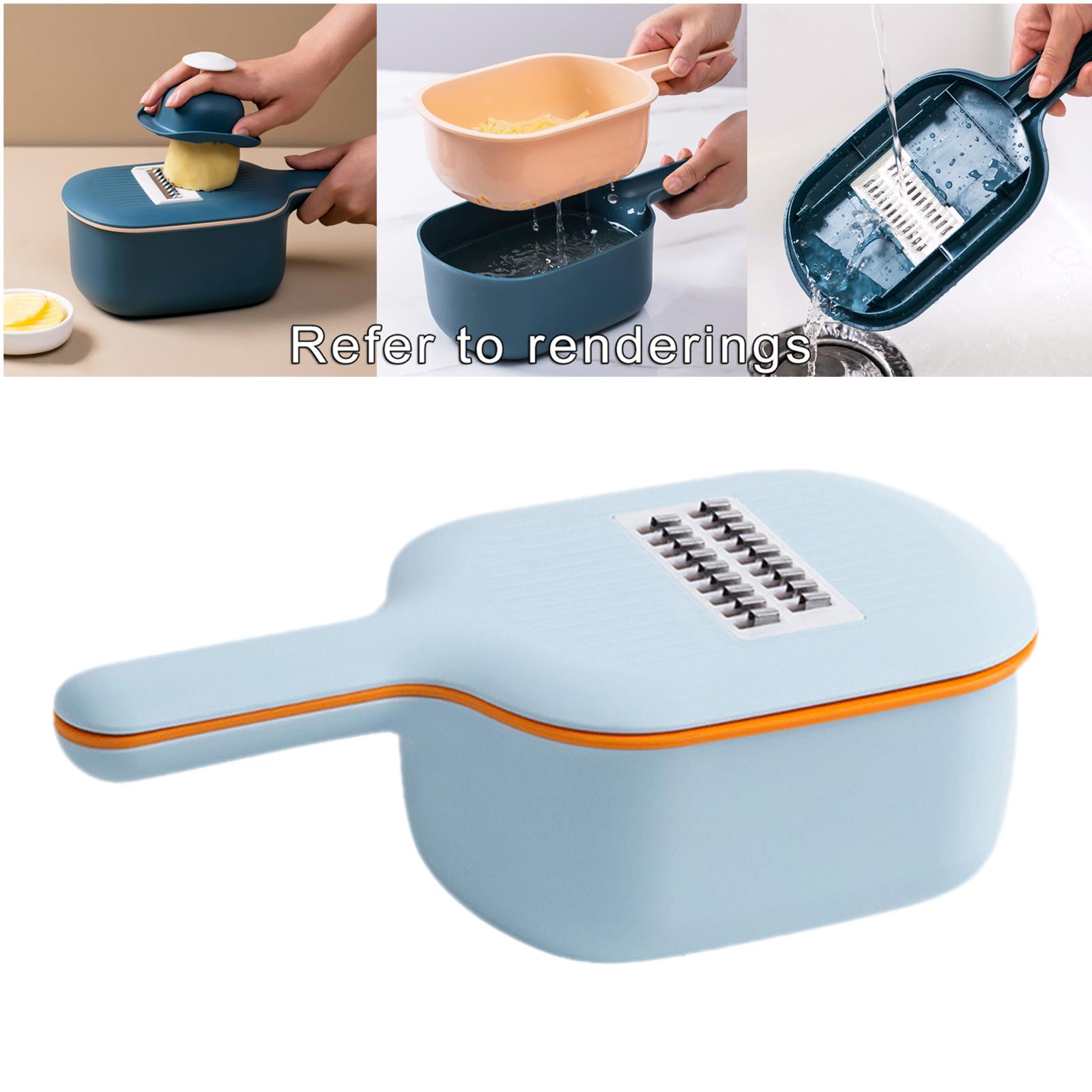 Grater Veggie Food Choppers Cutter with 4 Blades Kitchen Cooking Helper