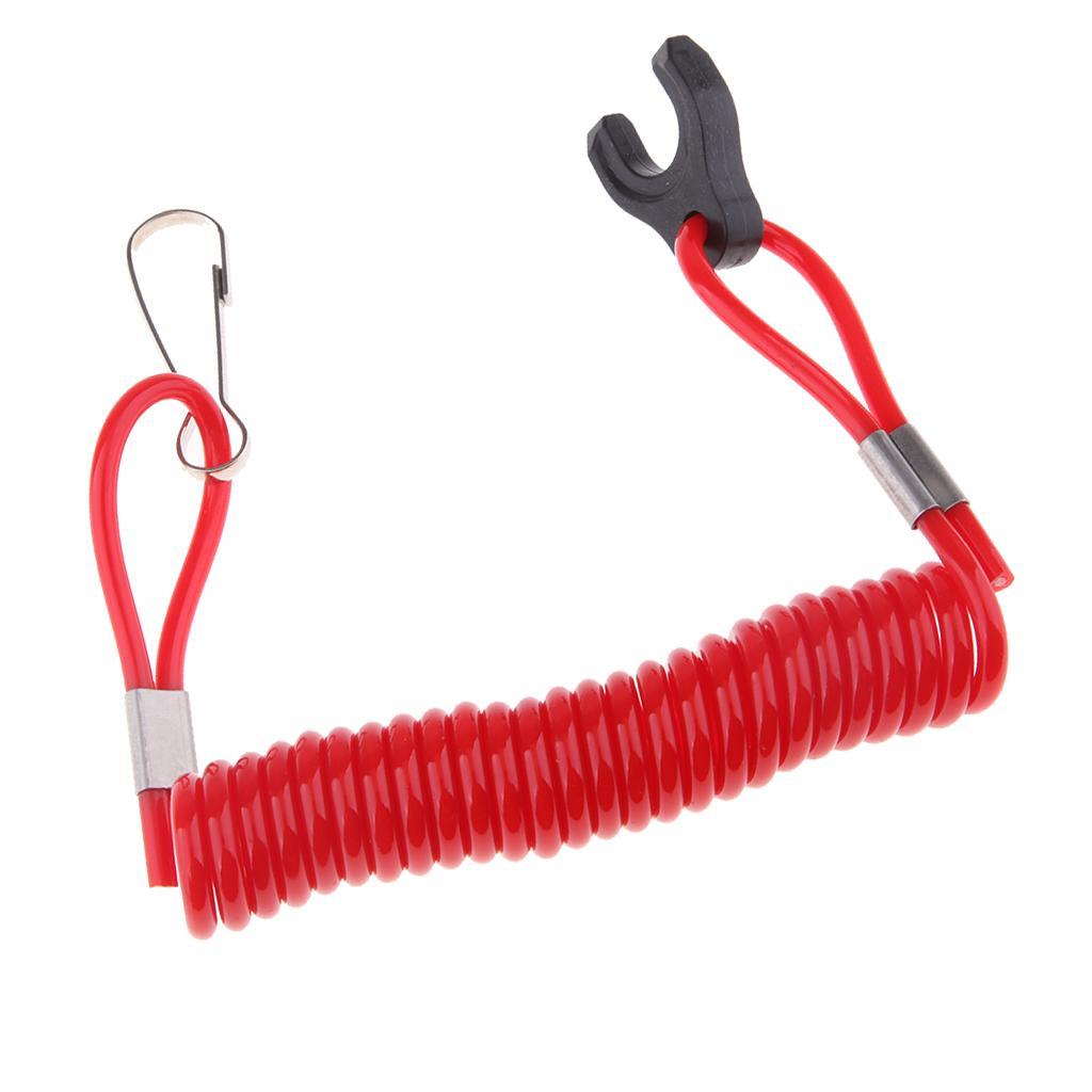 Boat Marine Kill Stop Switch Key Lanyard Fit for  Outboard