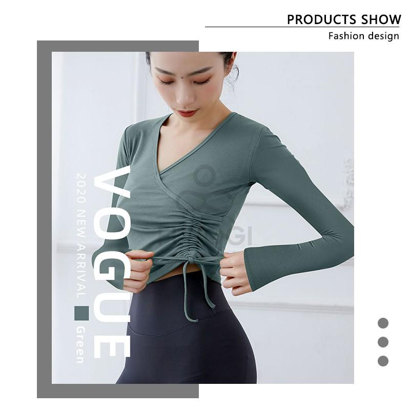 Áo Tay Dài Cổ Chữ V Thời Trang Quyến Rũ Cho Nữ