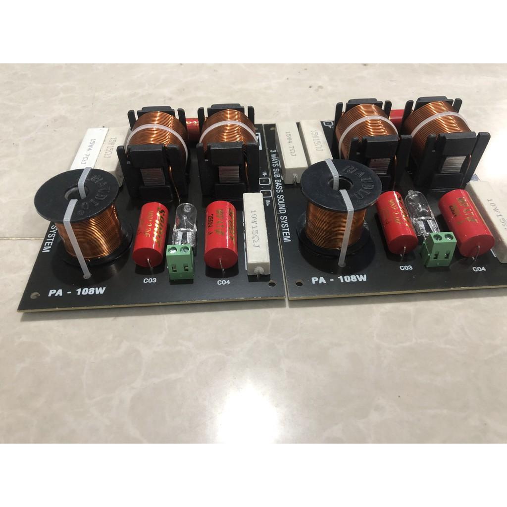 Phân tần loa 2 bass 1 treble kèn PA-108W