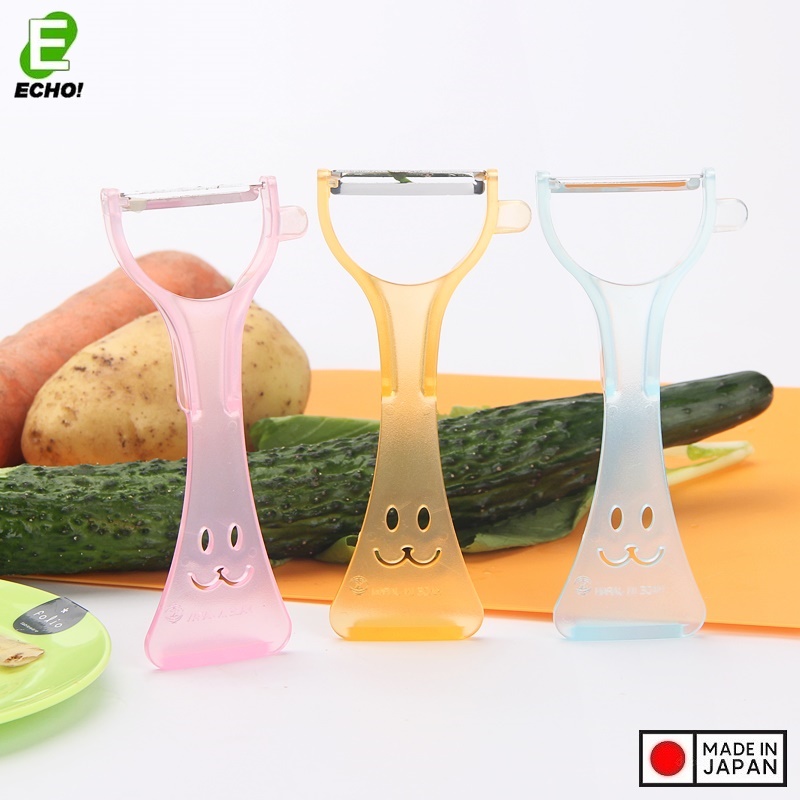 Dụng cụ bào, gọt vỏ trái cây Echo Rappy Peeler - Hàng nội địa Nhật Bản |#Made in Japan|