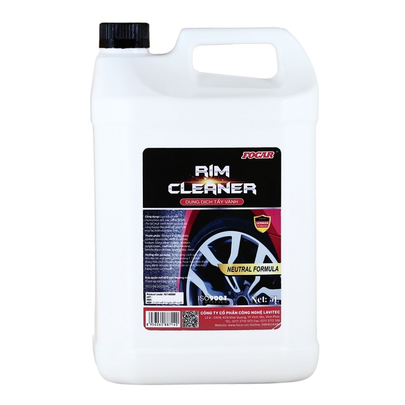 Dung dịch tẩy vành mâm lazang FOCAR Rim Cleaner 5L