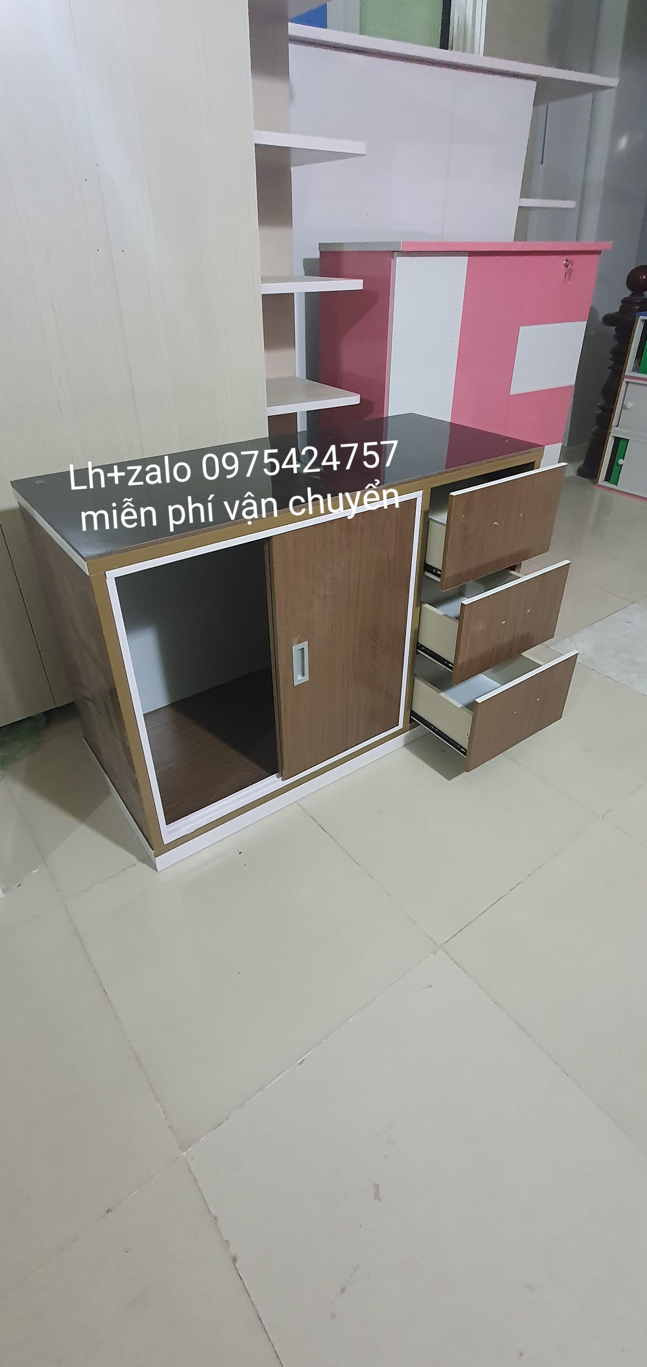 Tủ bếp mặt gạch nhựa đài loan giá xưởng
