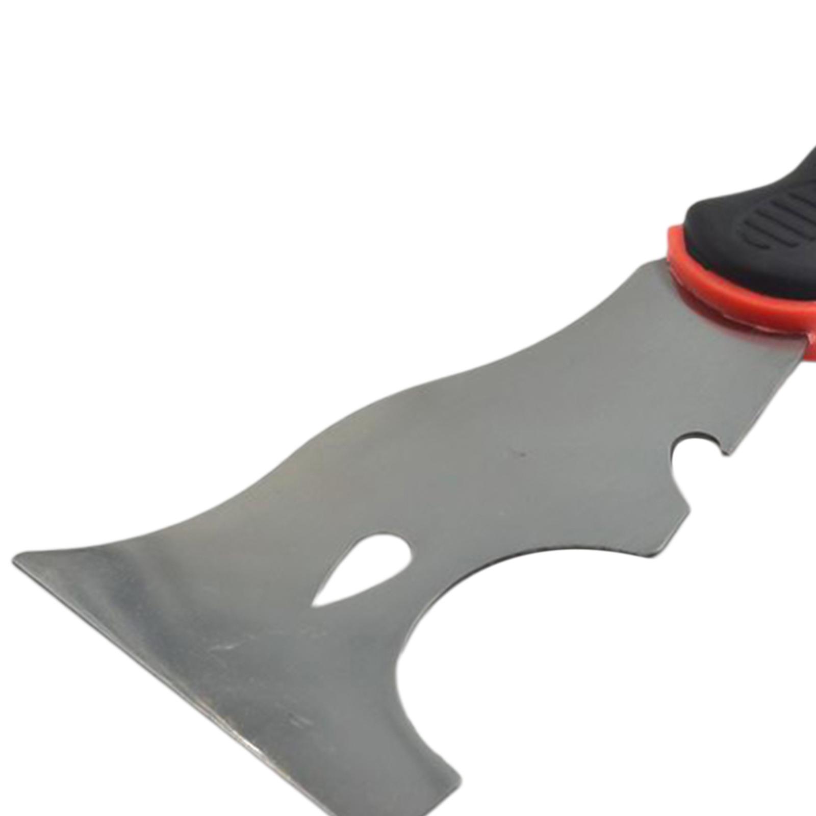 3''inch Paint Scraper Stainless Steel Putty Knife Putty Knife Scraper 9 in 1 Tools Spackle Knife Caulk Removal Tool Can Opener Wallpaper Scraper