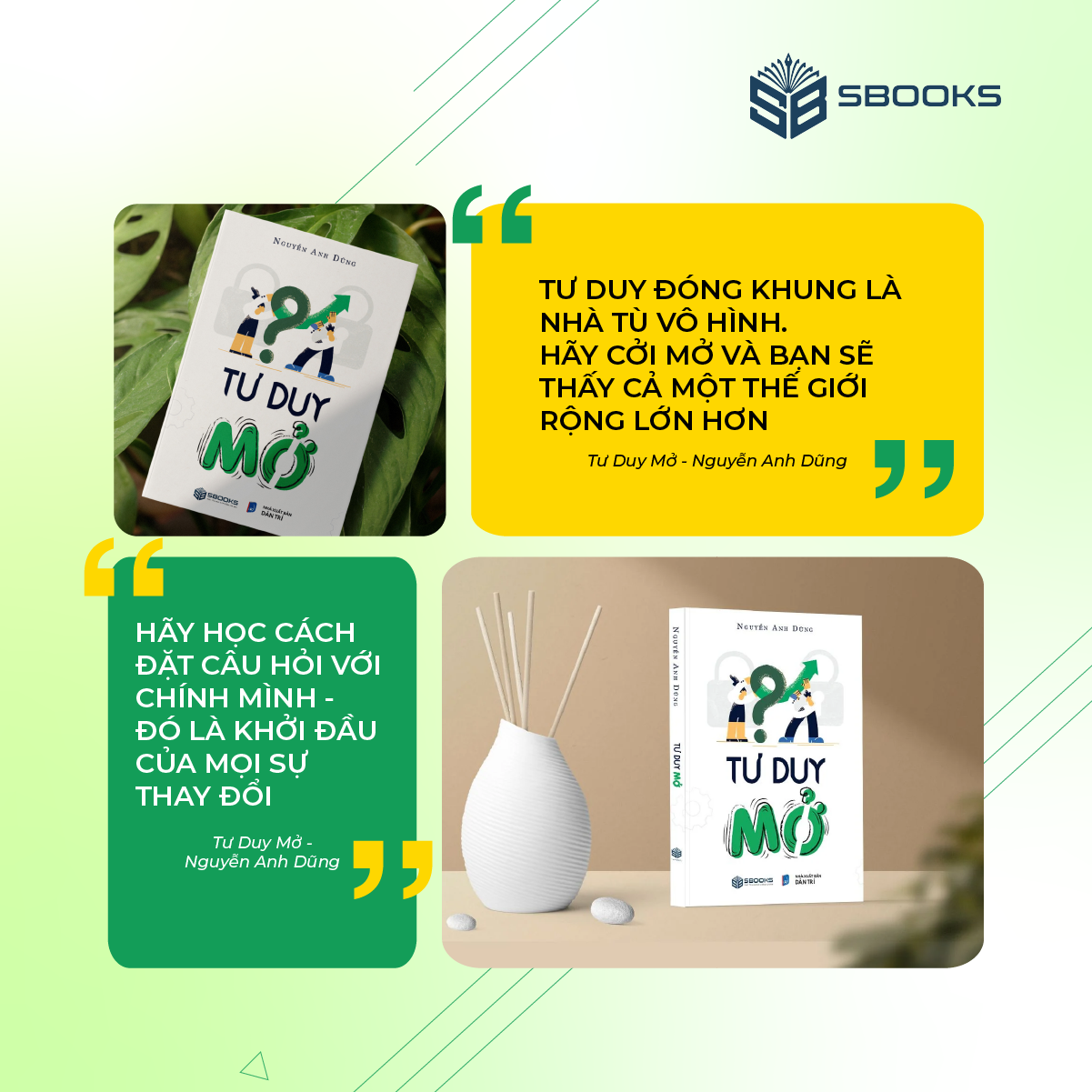Sách - Tư Duy Mở (Nguyễn Anh Dũng) - SBOOKS