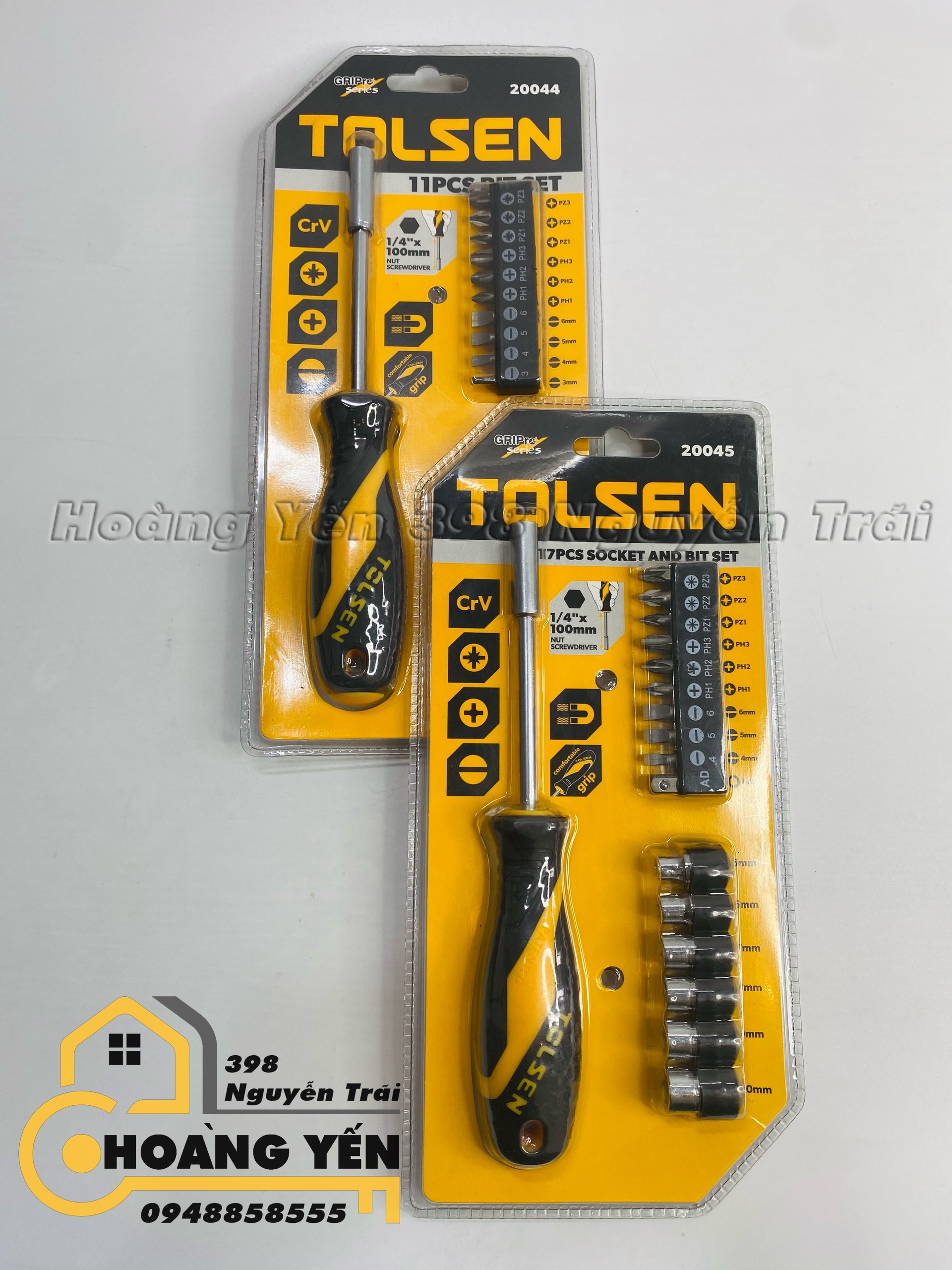 Bộ tua vít đa năng đổi đầu 17 món Tolsen 20044