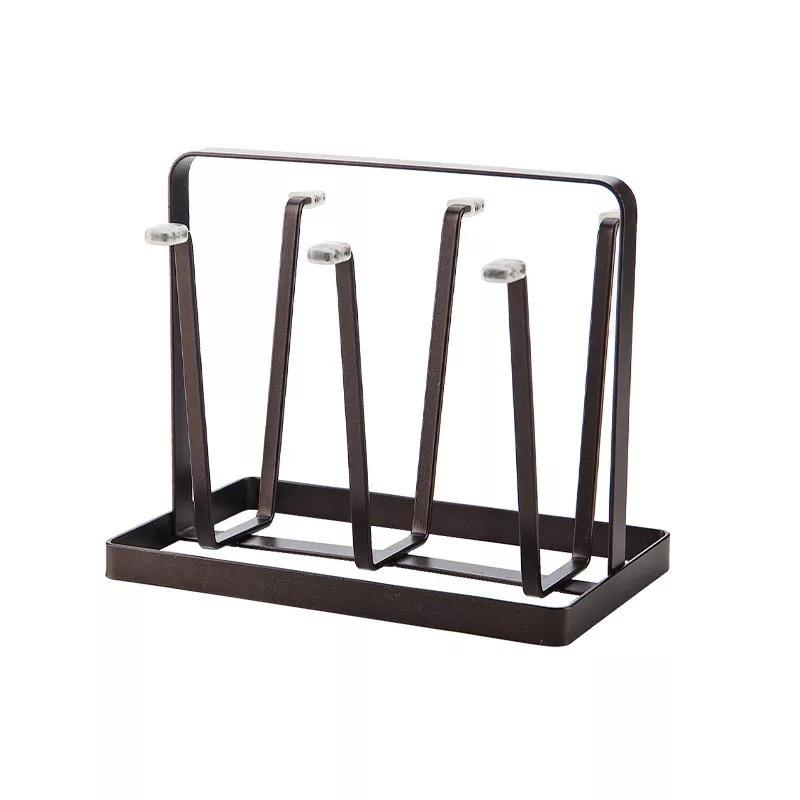 GIÁ ÚP 6 LY - KHAY ÚP CỐC INOX CAO CẤP SANG TRỌNG BẮT MẮT KHÔNG GỈ 20X16.5X13CM
