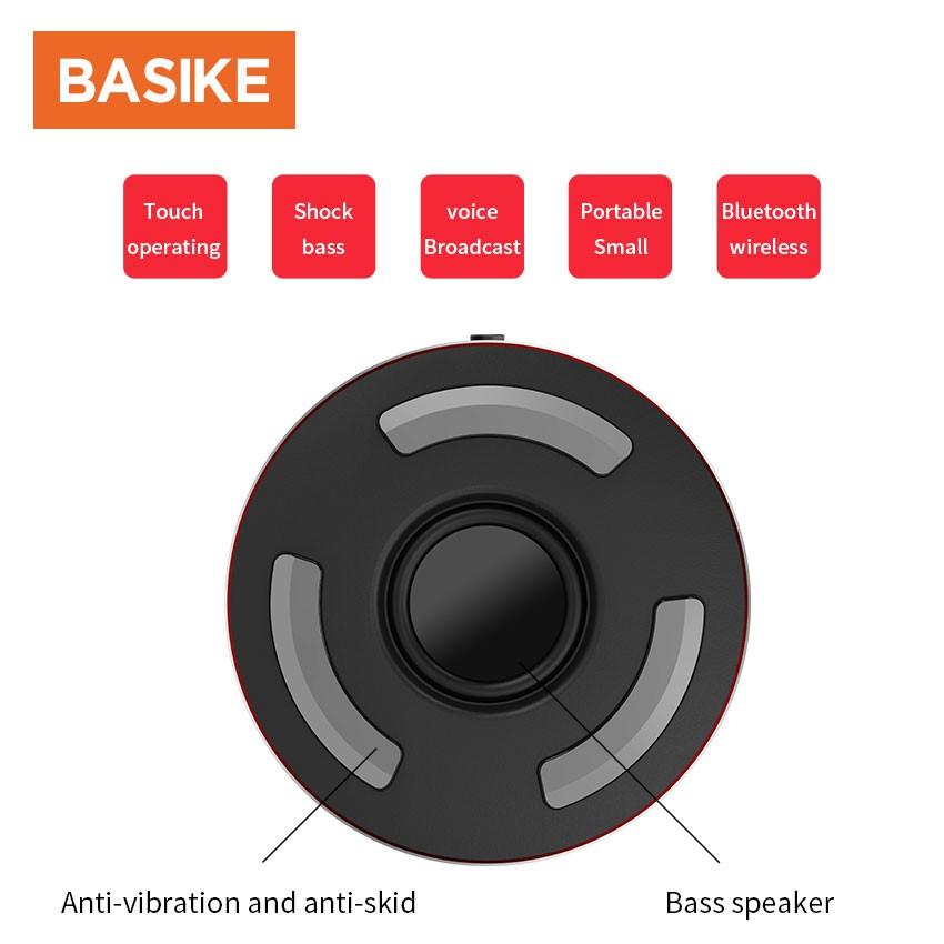 Loa Bluetooth BASIKE MW06 điều khiển cảm ứng di động kết nối không dây Loa HD stereo-Hàng chính hãng