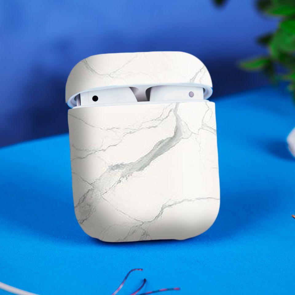 Miếng dán skin cho AirPods in hình đá xám - dah005 (AirPods ,1 2, Pro, TWS, i12)