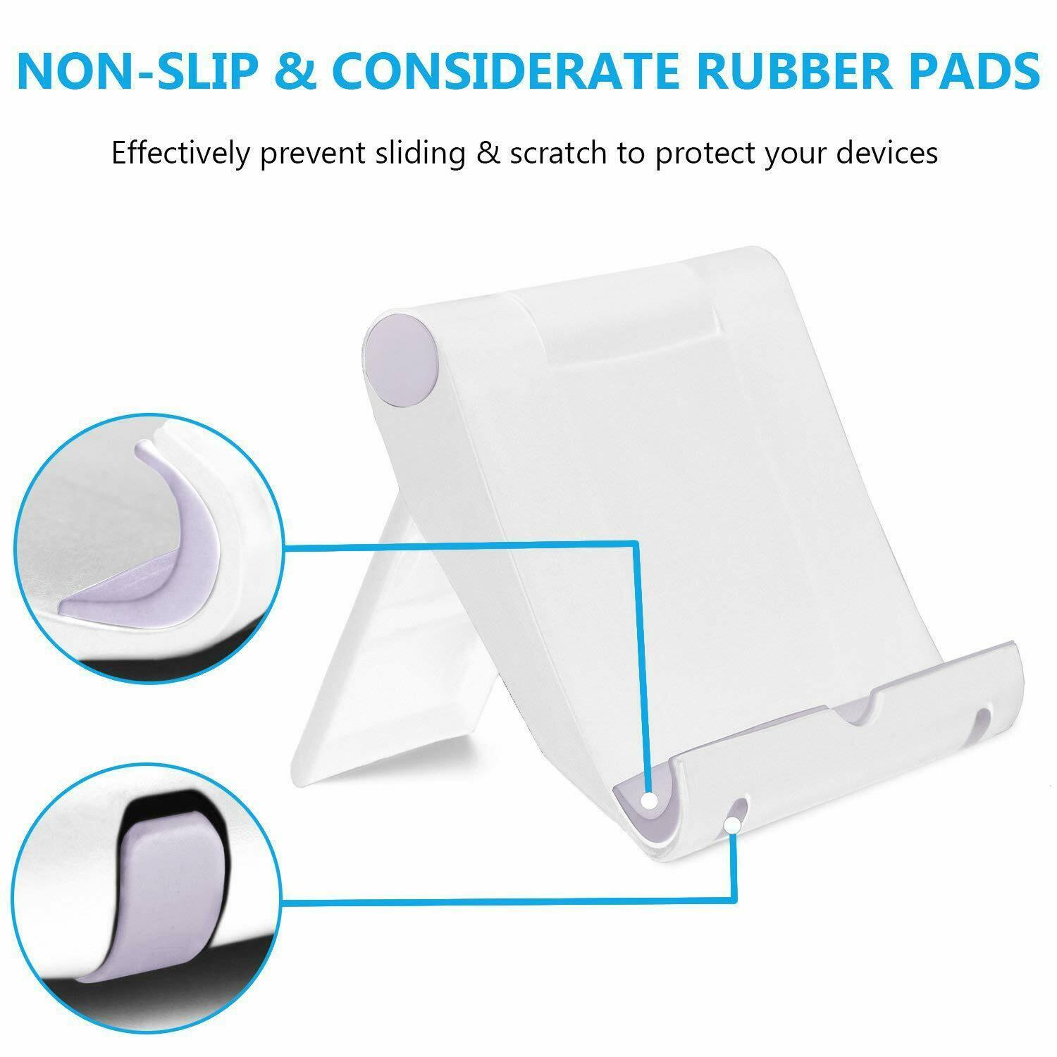 Folding Phone Tablet Holder Desktop Multifunctional Adjustable Mobile Phone Stand