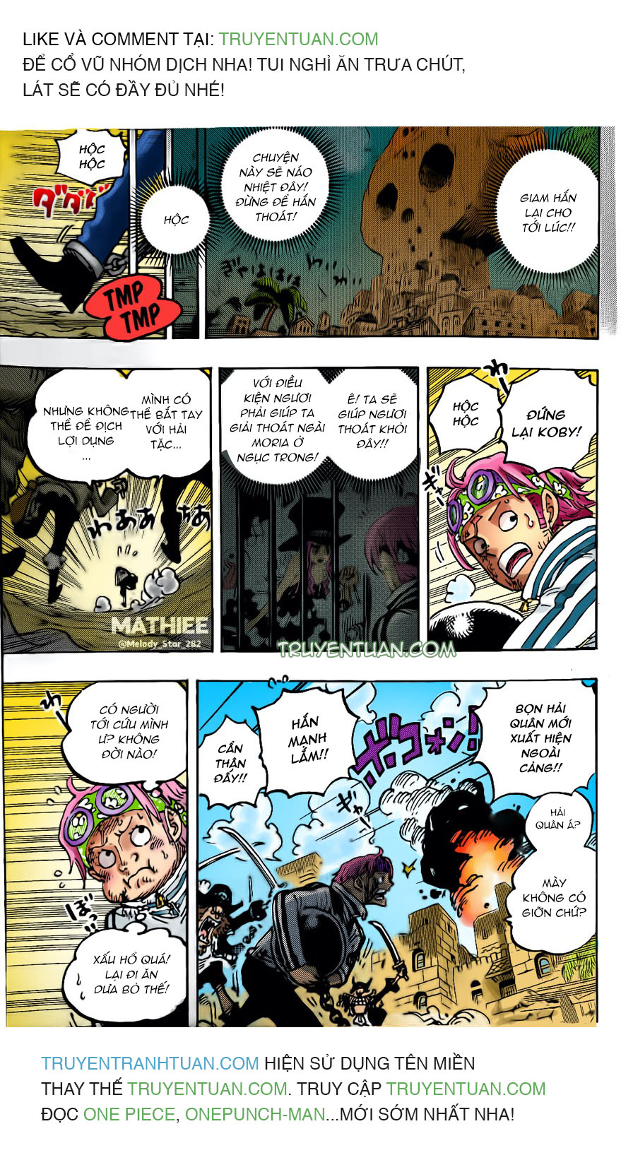 đảo hải tặc - one piece chapter 1080 9