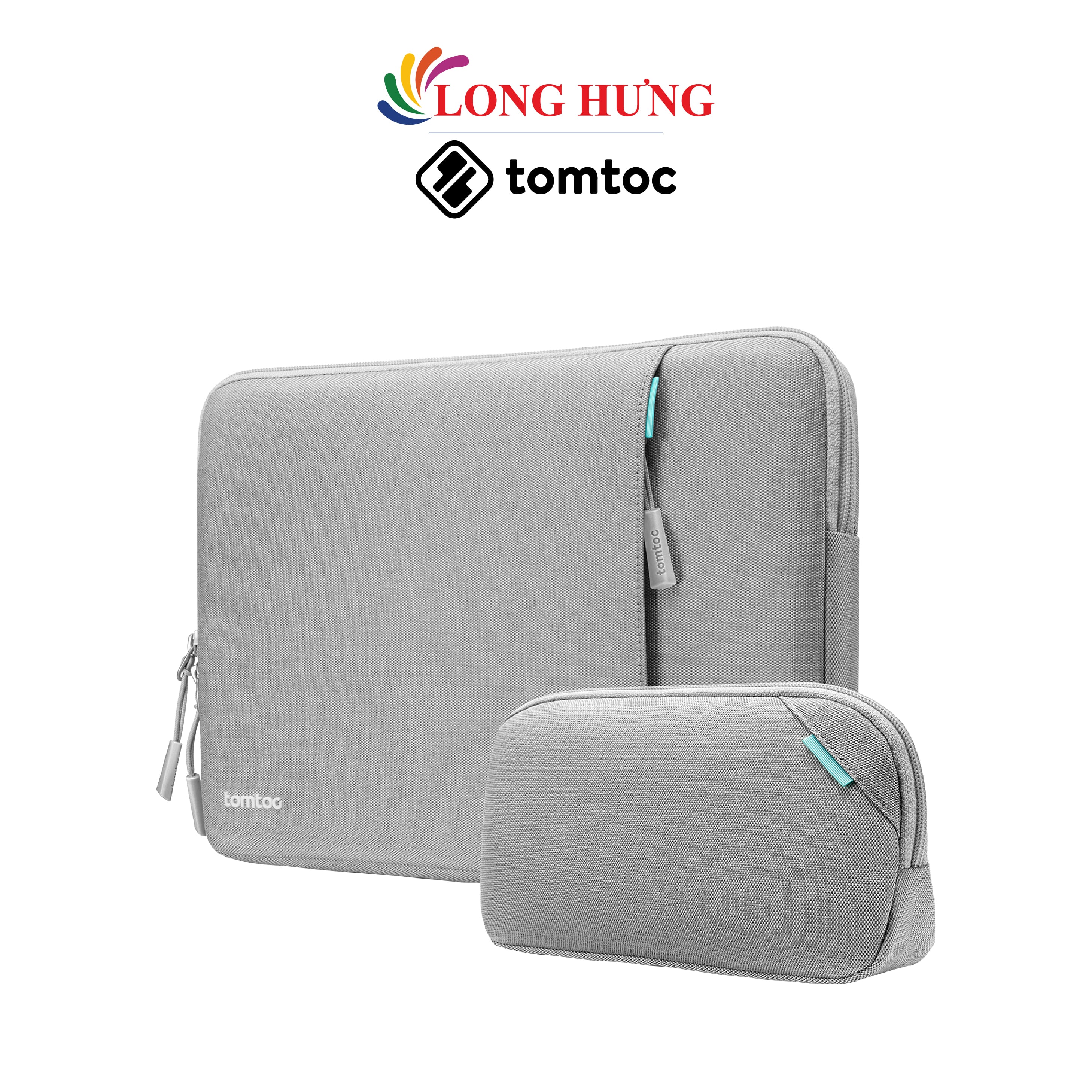 Túi chống sốc Tomtoc Defender-A13 Laptop Sleeve with Accessory Pouch Macbook Pro 14 inch A13D2 - Hàng chính hãng