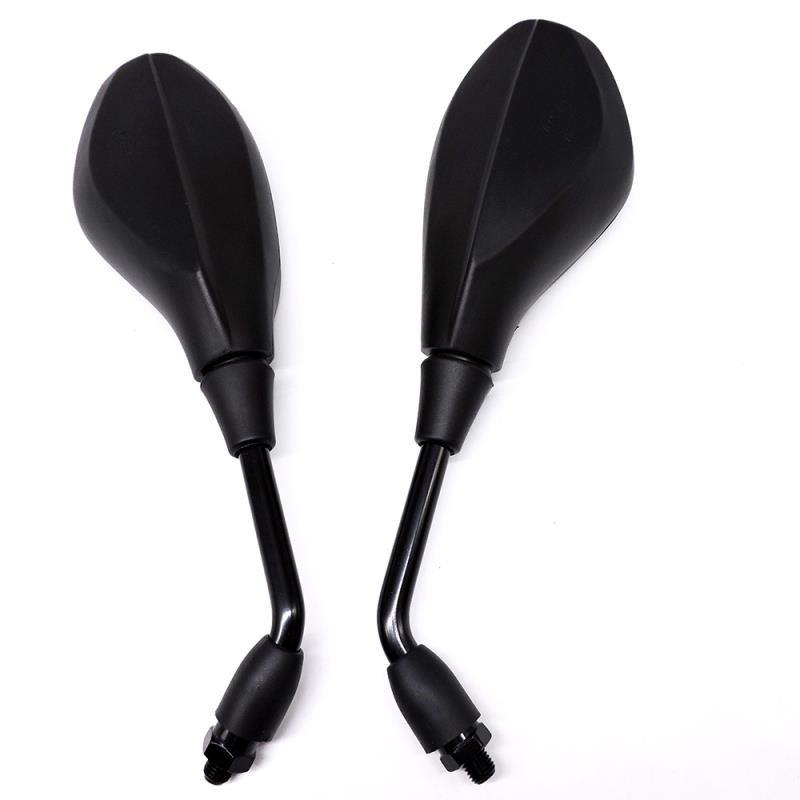 1 Cặp Gương Chiếu Hậu 10mm Màu Đen Thông Dụng Cho Xe Máy