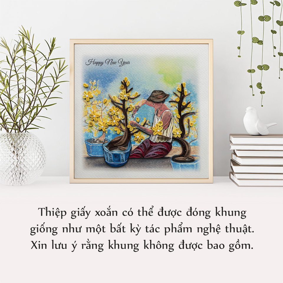 Thiệp Tết - Cây Mai