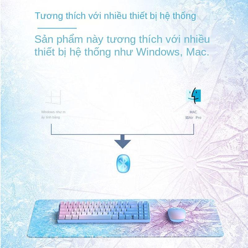 Bàn phím bluetooth không dây ROCK cơ trà trục cảm ứng và chuột di động ngắn Bộ Frozen chính hãng lần đầu tiên ph