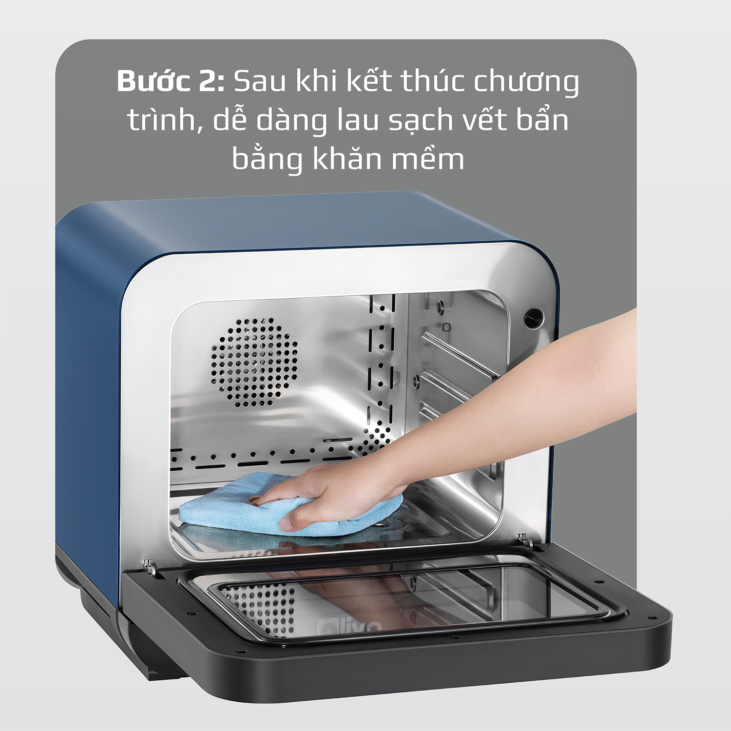 Nồi Chiên Hơi Nước OLIVO SF18 - 50 Chức Năng - Dung Tích 18L - Công Suất 2450W - Hàng Chính Hãng