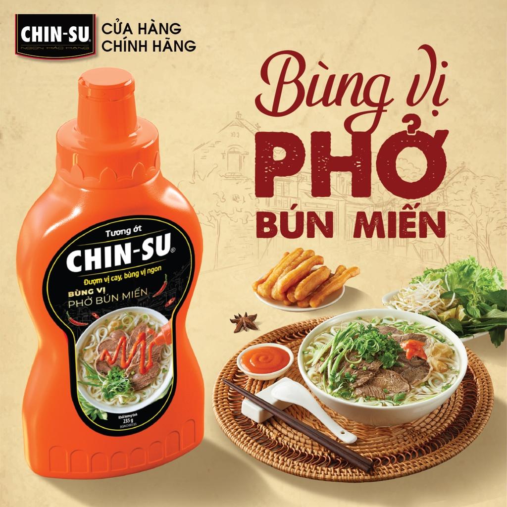 Tương ớt CHIN-SU Bùng Vị Phở Bún Miến Chai 235g