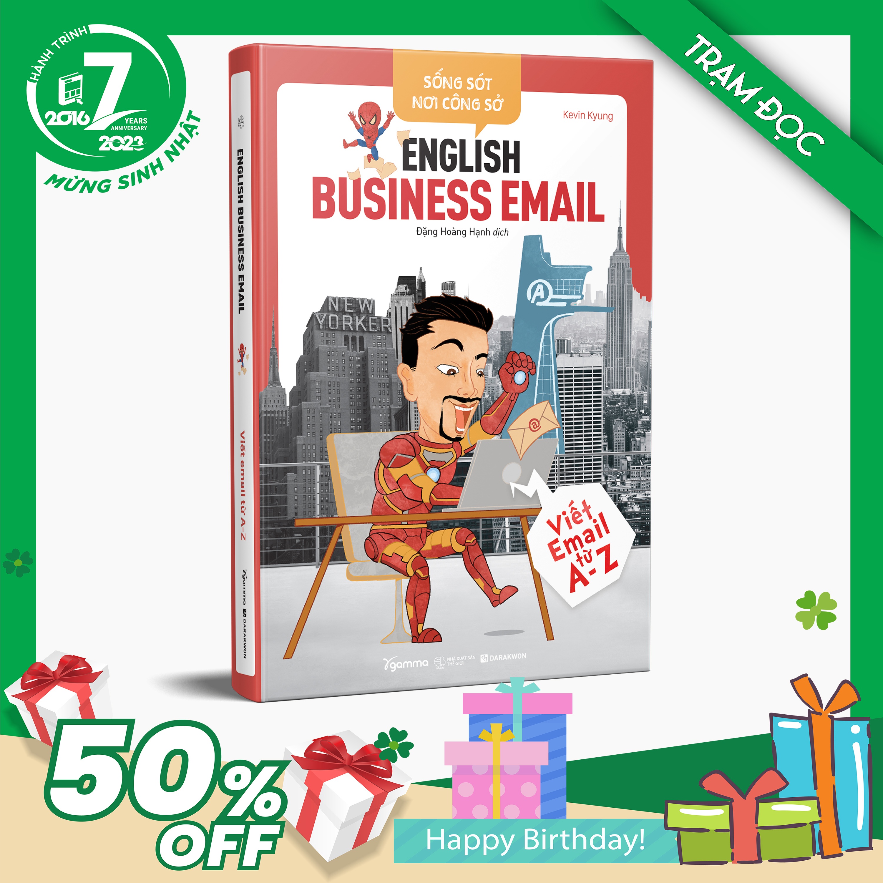 Trạm Đọc Official |   Sống Sót Nơi Công Sở - English Business E-mail : Viết E-mail Từ A-Z