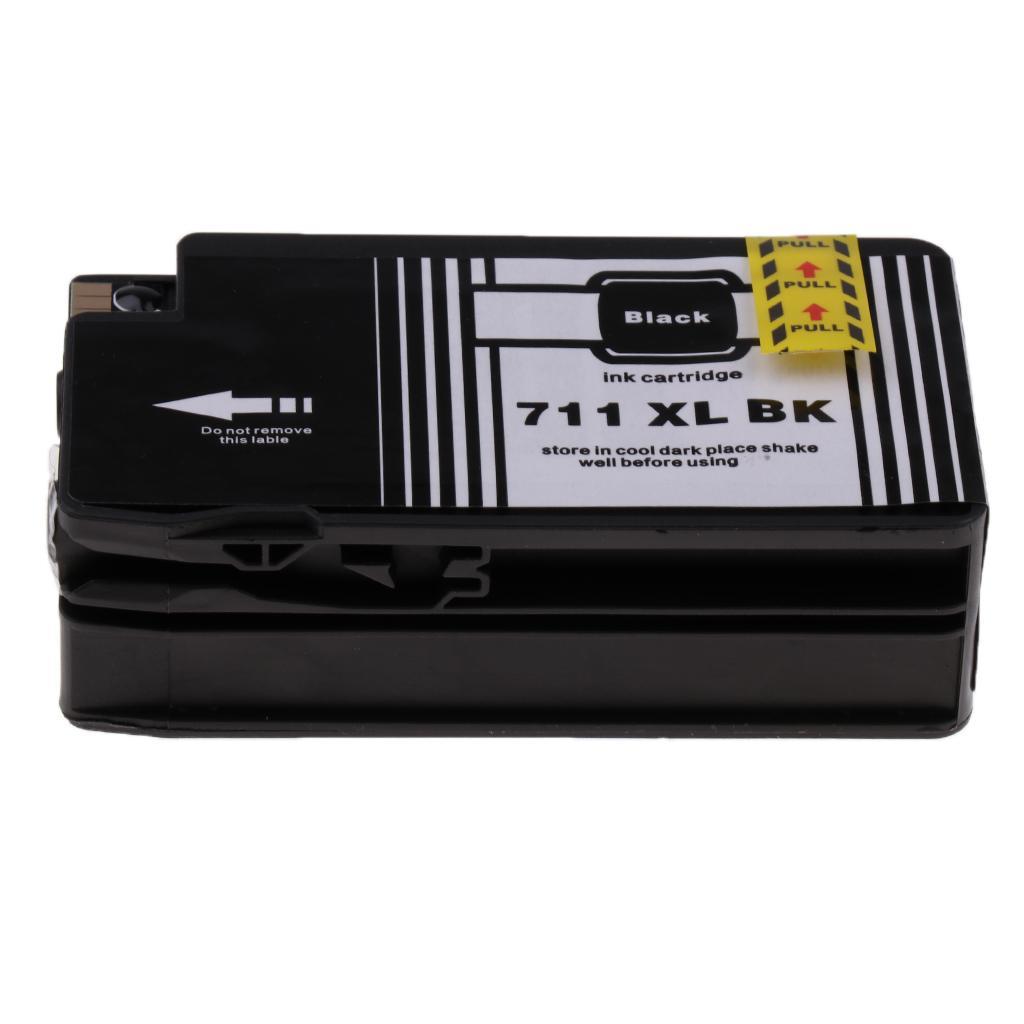 Ink Cartridges 711XL Replacement for HP T120 24-in ePrinter Black
