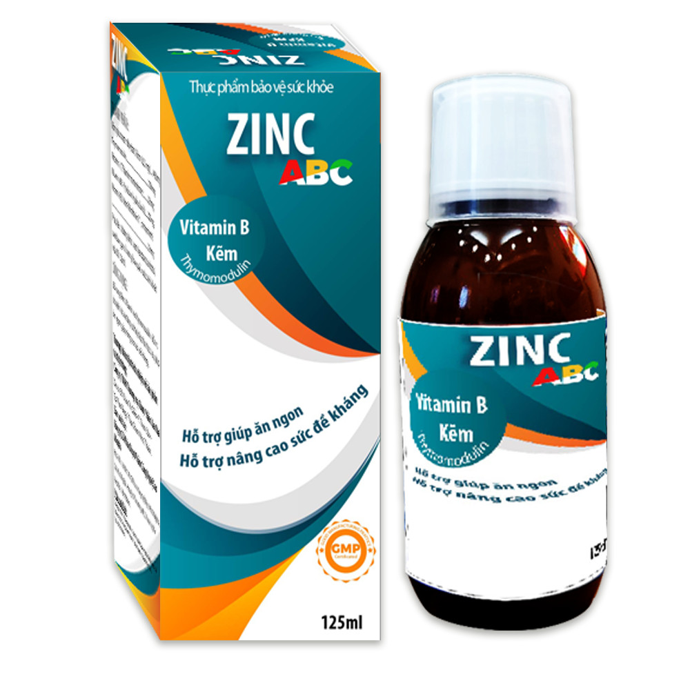 Bổ sung Kẽm, Vitamin B và Thymomodulin - ABC ZinC