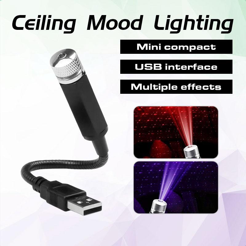 Đèn Led Chiếu Trần Xe Hơi, Đèn LED Chiếu Hình Bầu Trời Đầy Sao,tạo bầu không khí thích hợp trang trí bên trong xe hơi