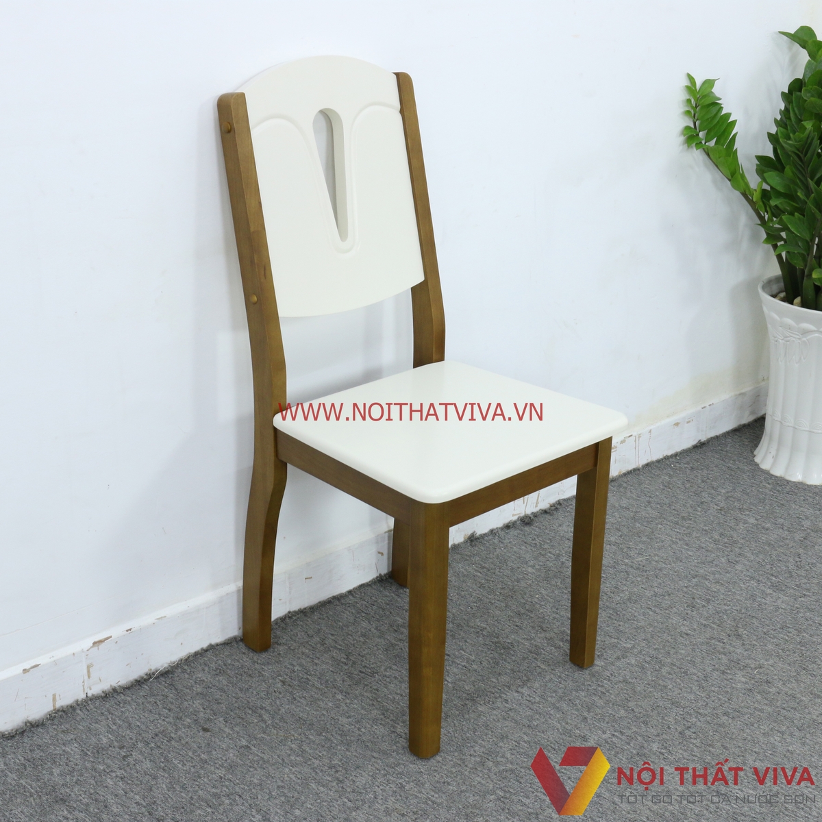 Bộ Bàn Ăn Mặt Đá Cẩm Thạch Gỗ Xoan 6 Ghế Màu Óc Chó Phối Trắng Cao Cấp