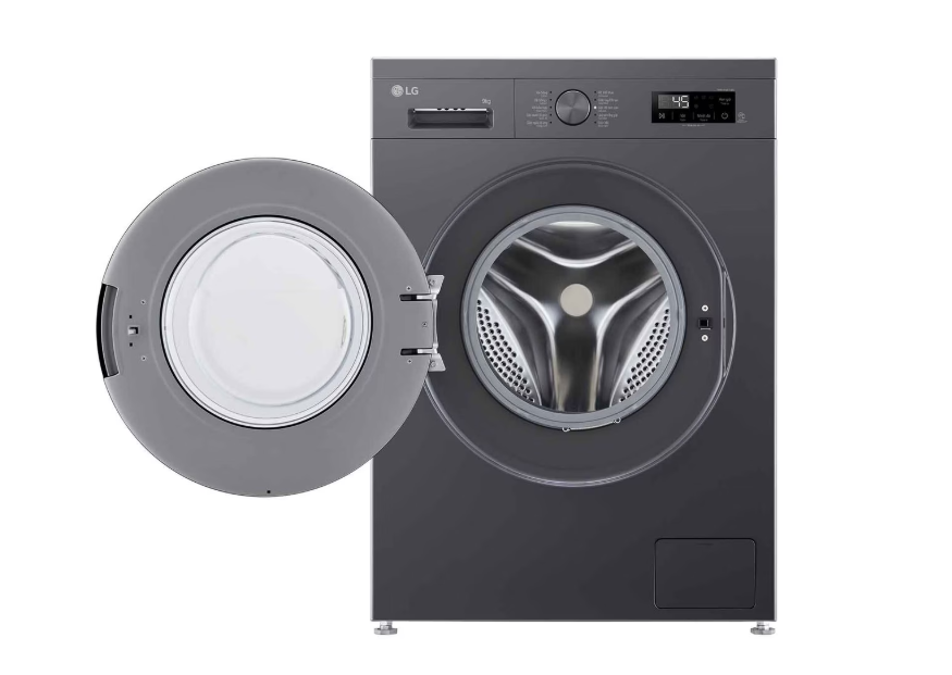 [Chỉ giao Miền Bắc/Nam] Máy giặt sấy lồng ngang LG AI DD Inverter 9kg màu đen FB1209D5M - Hàng Chính Hãng