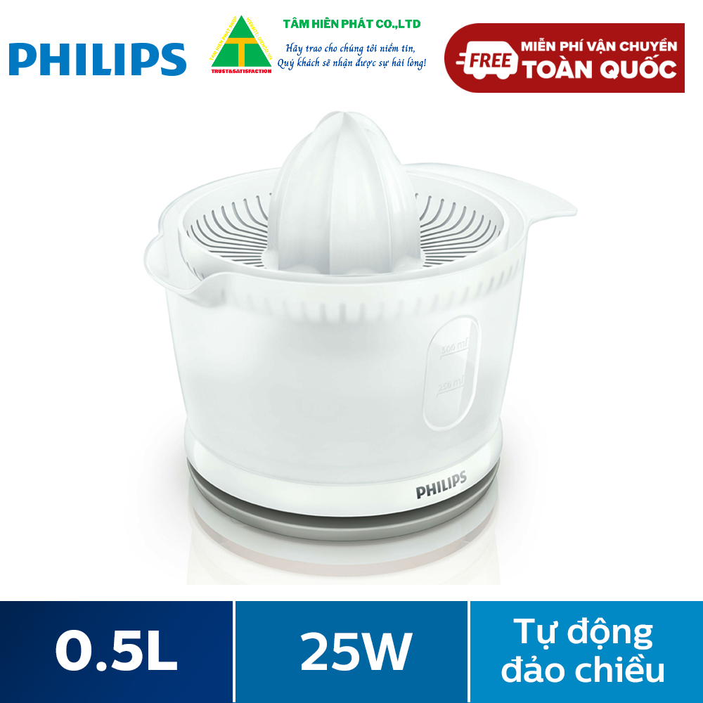 Máy vắt cam Philips HR2738/00 [Hàng chính hãng]