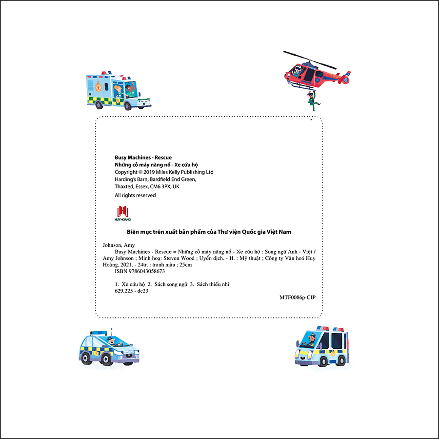 Busy Machines - Rescue: Những Cỗ Máy Năng Nổ - Xe Cứu Hộ