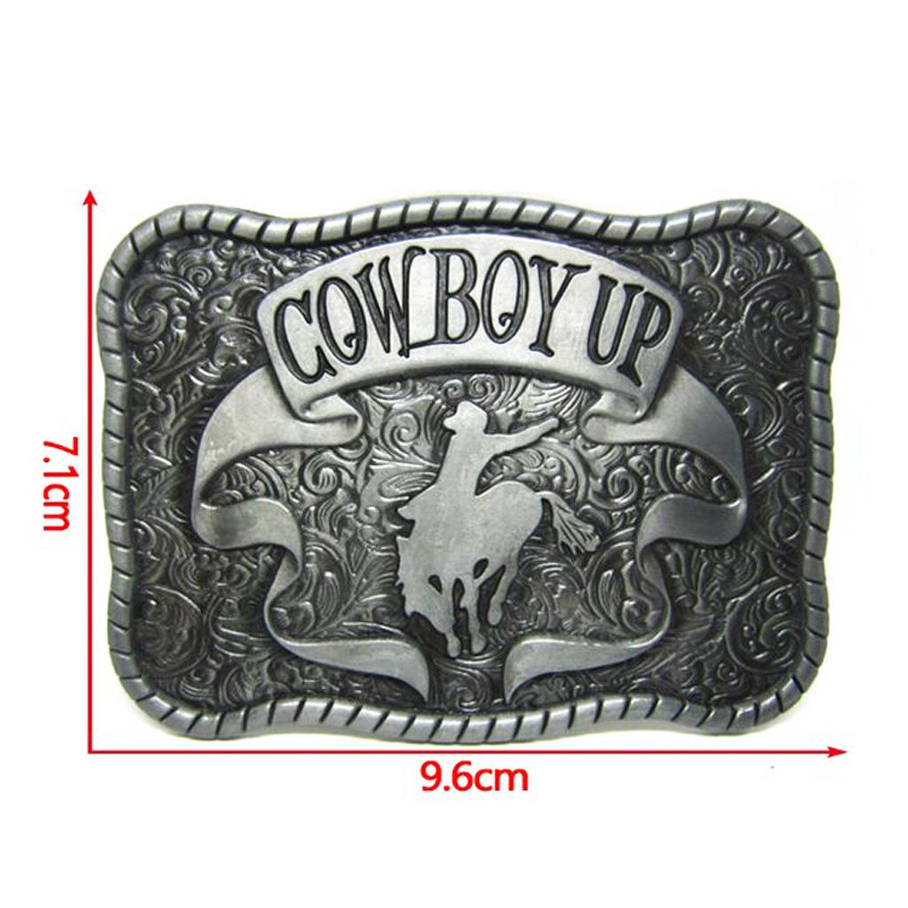 Khóa Buckle Buckle Horse Buckle Western Buckle cho Thắt lưng 3,8cm