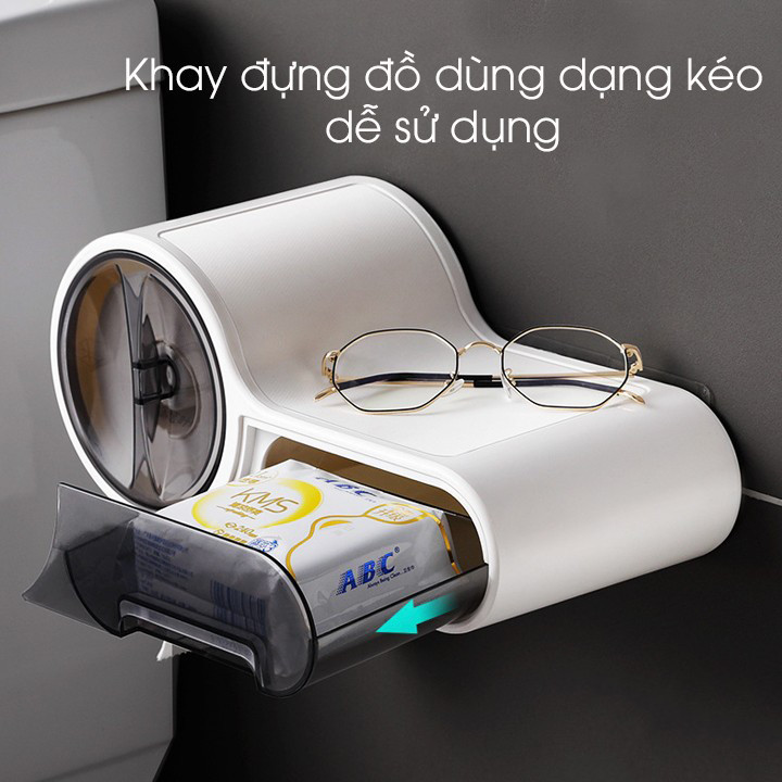 Hộp giấy vệ sinh dán tường cao cấp SQ-5262