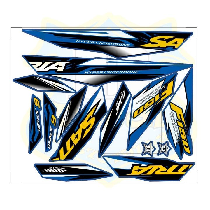 Tem rời satria fi xanh