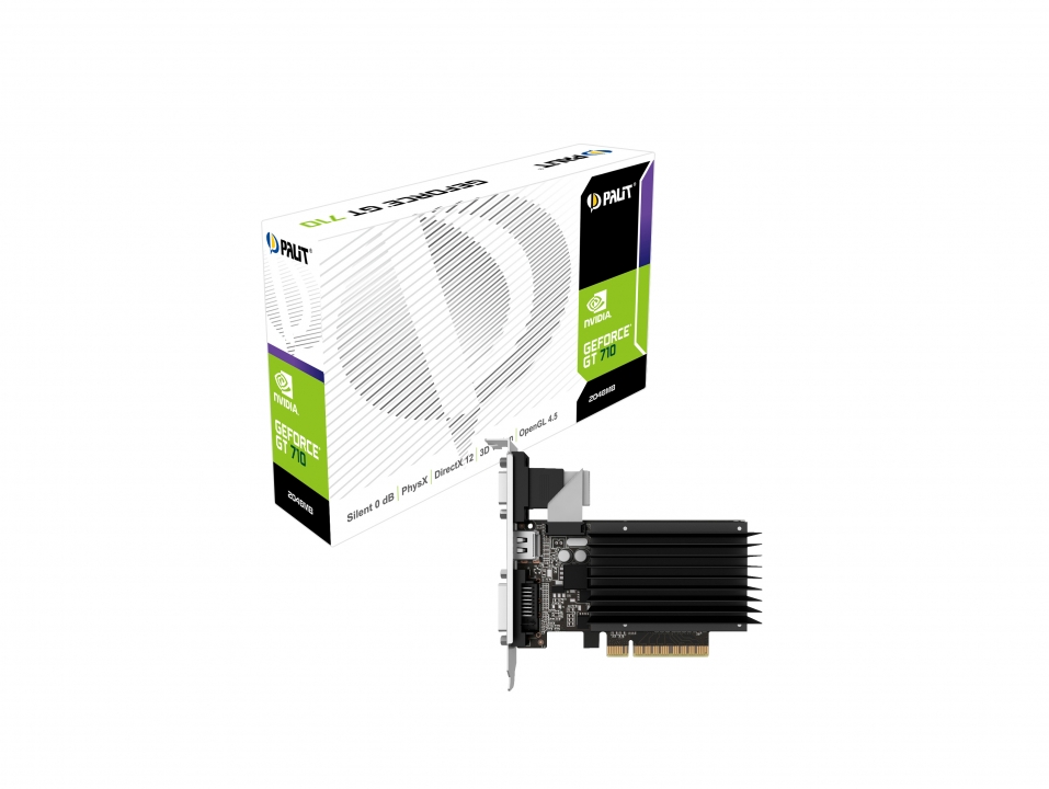 Card đồ họa Palit GeForce GT 710 NEAT7100HD46 - Hàng Chính Hãng