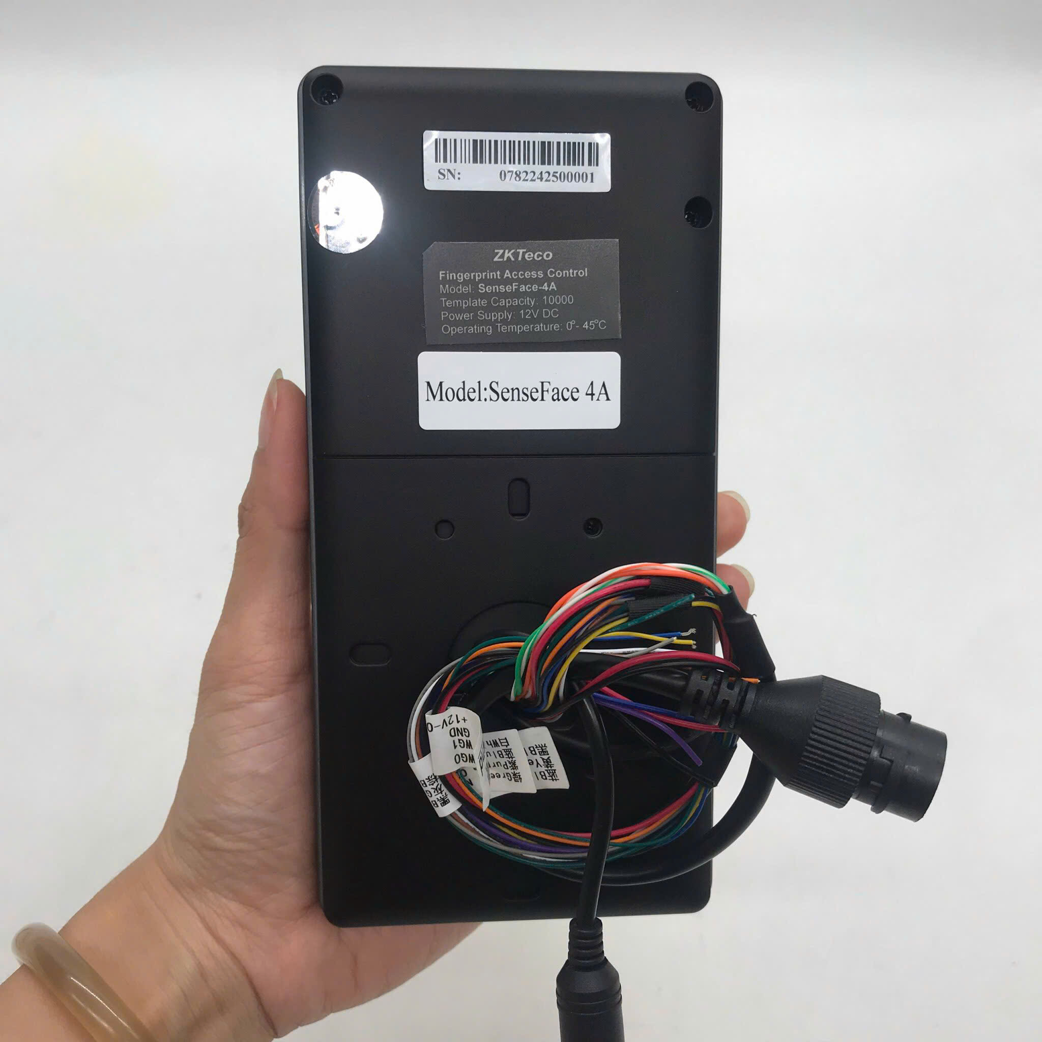 Máy chấm công &amp; kiểm soát cửa bằng khuôn mặt Zkteco SenseFace 4A - Hàng nhập khẩu