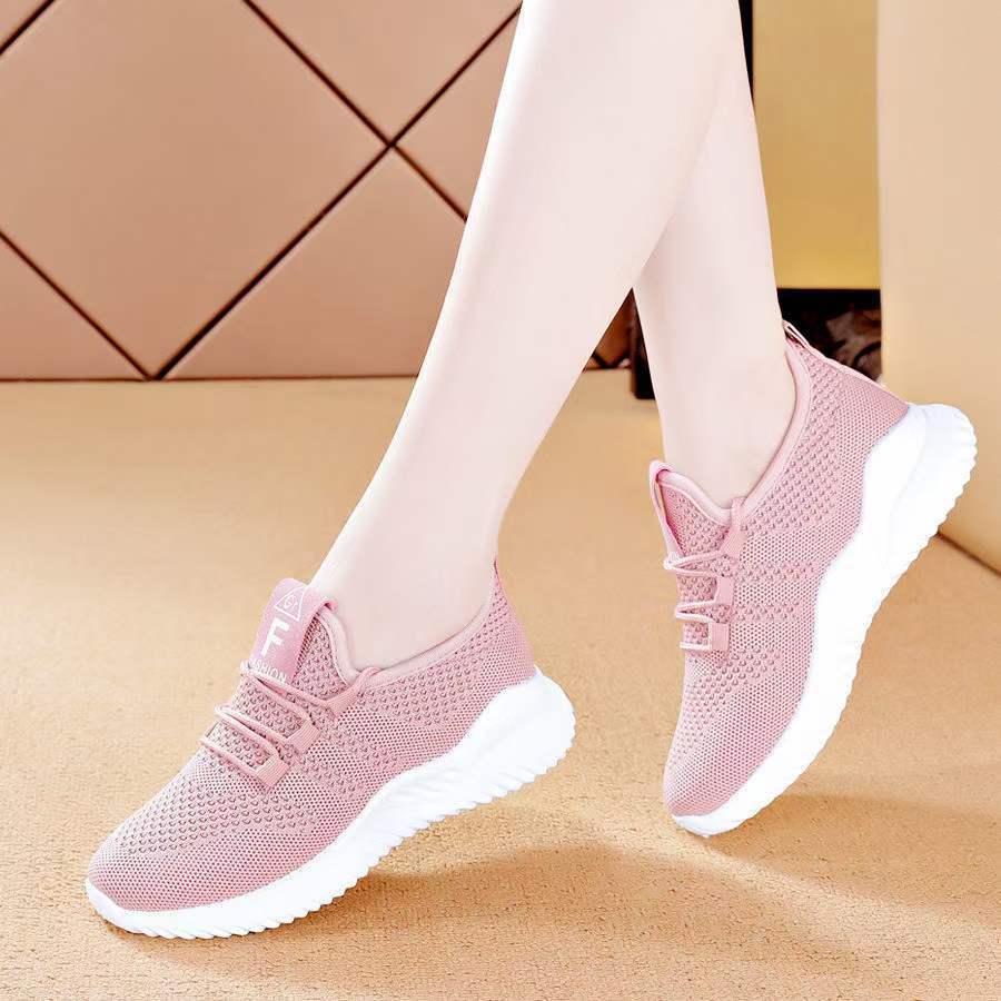 Giày thể thao nữ sneaker đi chơi siêu nhẹ êm chân buộc dây đế chống trơn trượt chạy bộ tôn dáng Jayshop V327