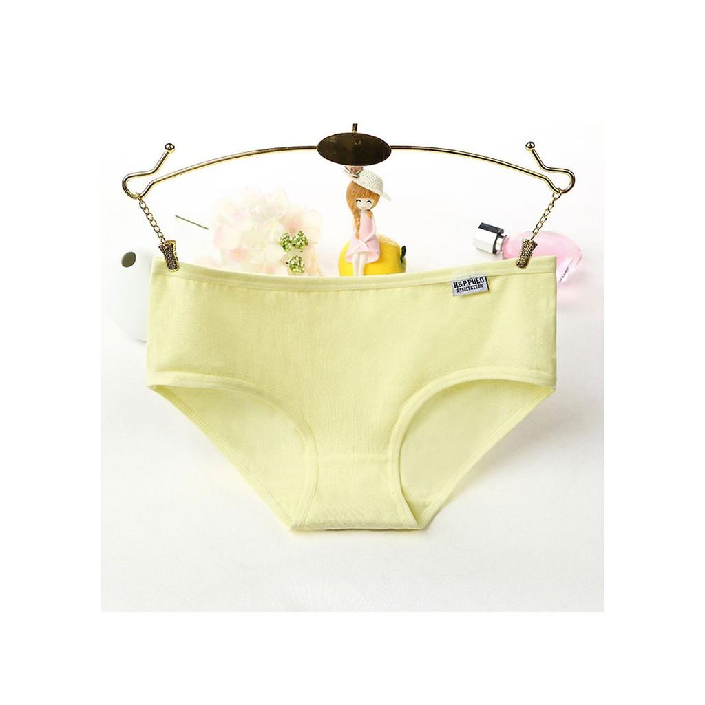 Combo 10 quần lót cotton trơn