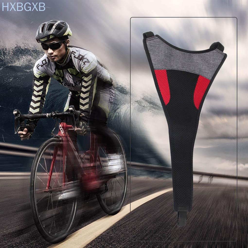 Bike Trainer Frame Cover Transparent Phone Holder Cycling Training Anti-sweat Water Absorbent Strap