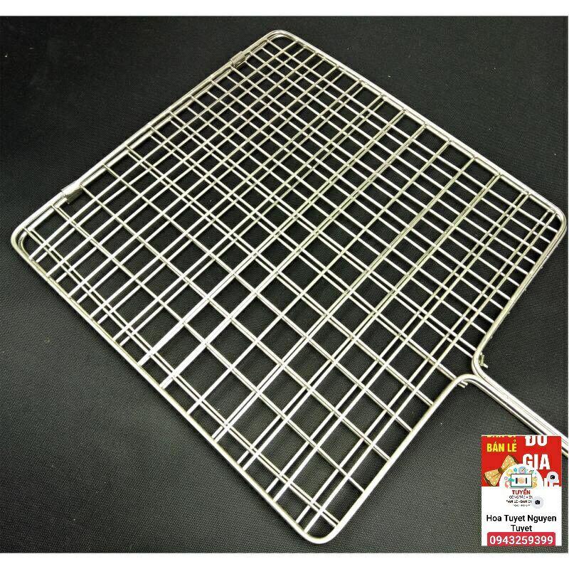 Vỉ nướng inox cao cấp loại to 25x25cm